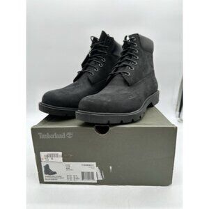 Timberland 6 Inch Classic Boot Black Nubuck Waterproof Boots TB019039 Size 11.5m